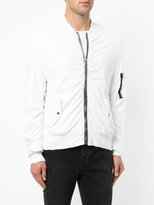 Thumbnail for your product : RtA contrast zip bomber jacket