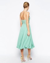 Thumbnail for your product : Jarlo Violetta Midi Dress With Lace Bodice