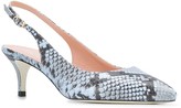 Thumbnail for your product : Pollini Snakeskin Print Low Heel Pumps