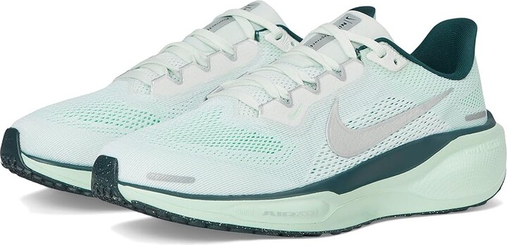Nike Pegasus 41 Women's Shoes Ghost Aqua/Metallic Silver/Mint Foam : 7.5 B - Medium, Synthetic
