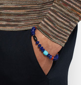 Thumbnail for your product : Luis Morais Multi-Stone Bead White Gold Bracelet