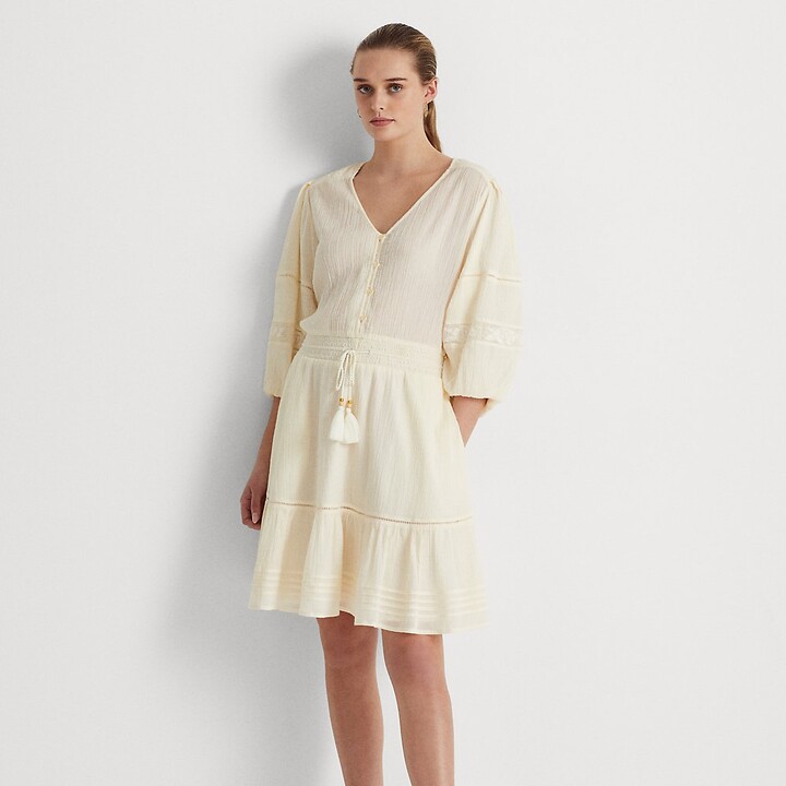 Lauren Ralph Lauren Women's White Day Dresses | ShopStyle