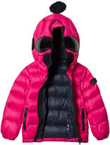 Thumbnail for your product : AI Riders On The Storm Fuchsia Navy Lining Down Goggle Hood Coat
