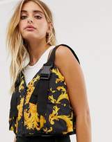 Thumbnail for your product : Criminal Damage utility vest in baroque print