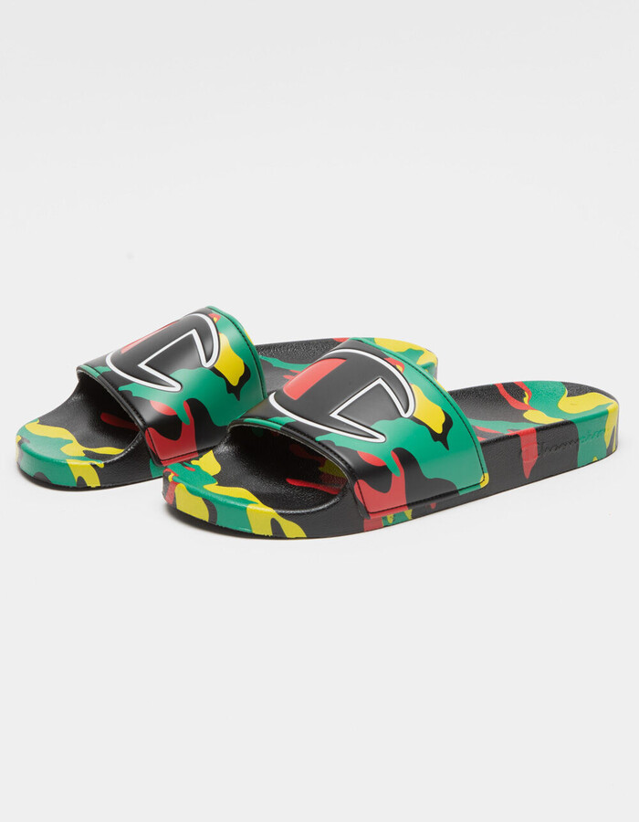 Champion IPO Camo Mens Slide Sandals - ShopStyle