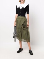 Thumbnail for your product : Simone Rocha Gathered Tulle Skirt