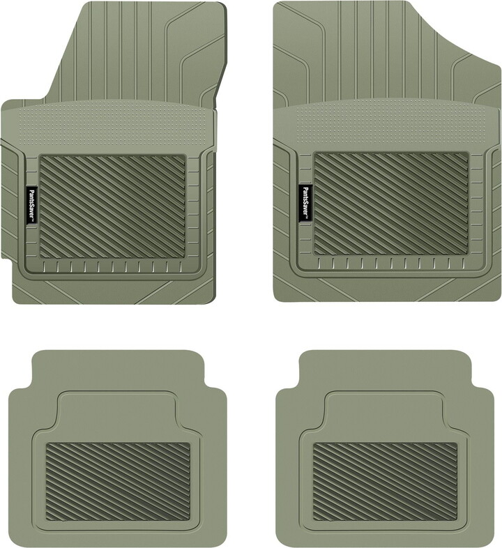 Pants Saver PantsSaver Custom Fit Car Floor Mats for BMW 528i 2010, 4 pc, All Weather Protection for vehicles, Heavy Duty WeatherResistant Plastic,Gray
