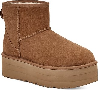 PINK Ugg® Classic Mini Platform Boots