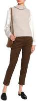 Thumbnail for your product : Vince Cropped Cotton-Blend Twill Slim-Leg Pants