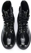 Thumbnail for your product : Geox Kids varnished lace-up boots