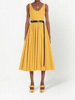 Thumbnail for your product : Alexander McQueen Scoop-Neck Midi Dress
