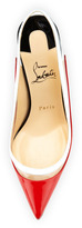 Thumbnail for your product : Christian Louboutin Paulina Point-Toe Patent Slingback, Corazon