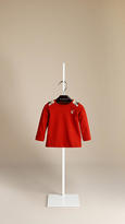 Thumbnail for your product : Burberry Long Sleeve Check Detail T-shirt