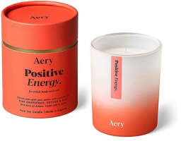 Aery Positive Energy Aromatherapy Wax Candle 200g glass | | 200g Orange/Orange
