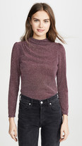 Thumbnail for your product : Rebecca Taylor Long Sleeve Metallic Blouse
