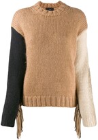 Thumbnail for your product : Alanui Fringed Knitted Jumper
