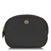 Thumbnail for your product : Tory Burch Travel Nylon Black Fabric Double Zip Cosmetic Case