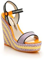 Thumbnail for your product : Lucita Striped Espadrille Wedge Sandals