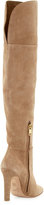 Thumbnail for your product : Joie Bentlee Suede Over-the-Knee Boot, Gesso
