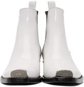 Thumbnail for your product : Calvin Klein White Western Chris Chelsea Boots