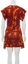 Thumbnail for your product : Isabel Marant Printed Mini Wrap Dress