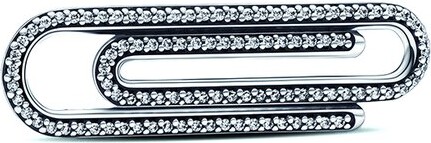 Pandora Me Silver Cz Paperclip Link Charm