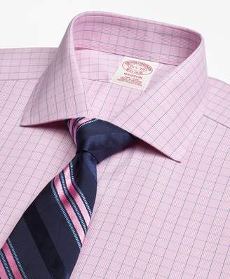 Brooks Brothers Madison Classic-Fit Dress Shirt, Non-Iron Windowpane