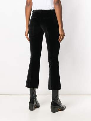 Pt01 flared cropped trousers