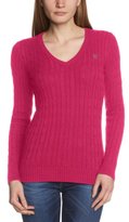 Thumbnail for your product : Crew Clothing Women's Crew Cable Plain V-Neck Long Sleeve Jumper