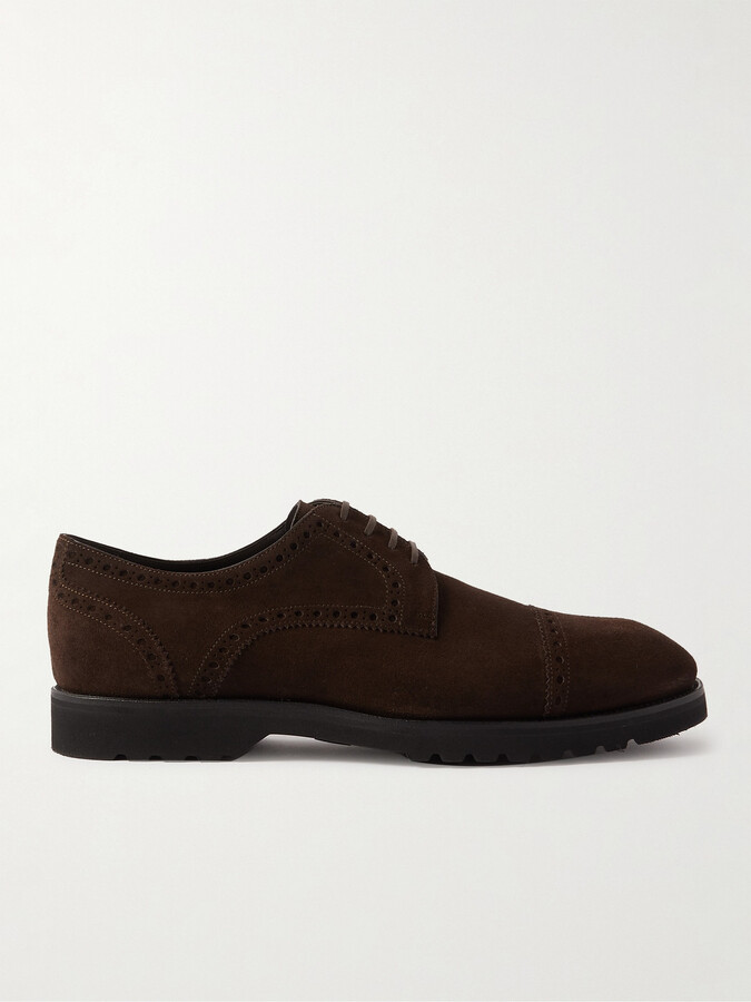 Tom Ford Suede Brogues - ShopStyle Lace-up Shoes