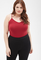 Thumbnail for your product : Forever 21 Plus Size V-Neck Knit Cami