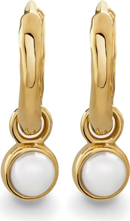 Monica Vinader mini Siren hoops