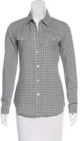 Thumbnail for your product : Elizabeth and James Gingham Button-Up Top