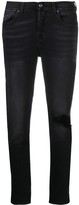 Thumbnail for your product : 7 For All Mankind Distressed Cropped Jeans
