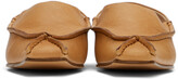 Thumbnail for your product : Acne Studios Tan Lambskin Slippers