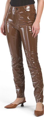 TJMAXX Faux Patent Leather 5 Pocket Pants For Women
