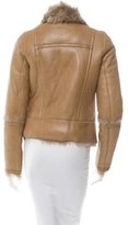 Thumbnail for your product : Louis Vuitton Shearling Leather Jacket