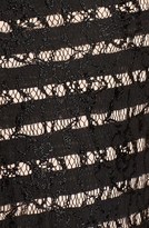 Thumbnail for your product : Vera Wang Stripe Lace Gown