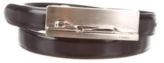 Cartier Leather Skinny Waist Belt