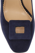 Thumbnail for your product : Charlotte Olympia Catherine suede pumps