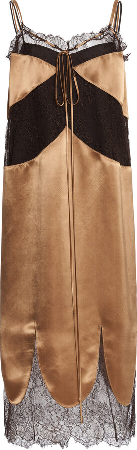Ferragamo Trimmed Midi Dress