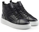 Hogan High Top Leather Sneakers with 