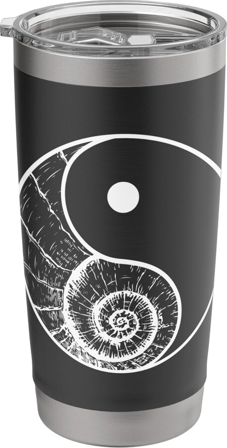 Yin Yang symbol opposites harmony energy Balance Shell with Yin and Yang Stainless Steel Insulated Tumbler