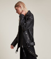 Thumbnail for your product : AllSaints Eline Leather Biker Jacket