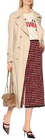Thumbnail for your product : Gucci Tweed wide-leg pants