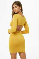 Thumbnail for your product : Forever 21 Cutout Twist-Back Bodycon Dress