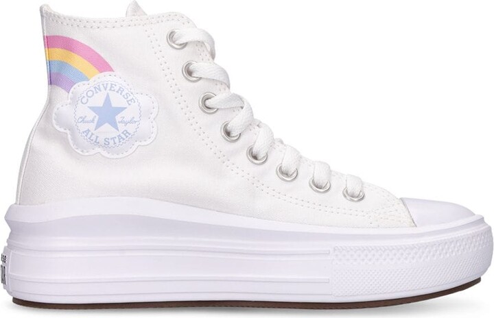 Converse Girls' White Shoes | ShopStyle