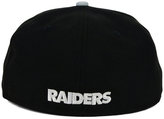 Thumbnail for your product : New Era Oakland Raiders Patch Batcher 59FIFTY Cap