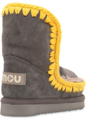 Mou Eskimo Suede Shearling Boots