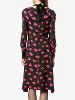 Thumbnail for your product : Proenza Schouler Floral print long sleeve dress